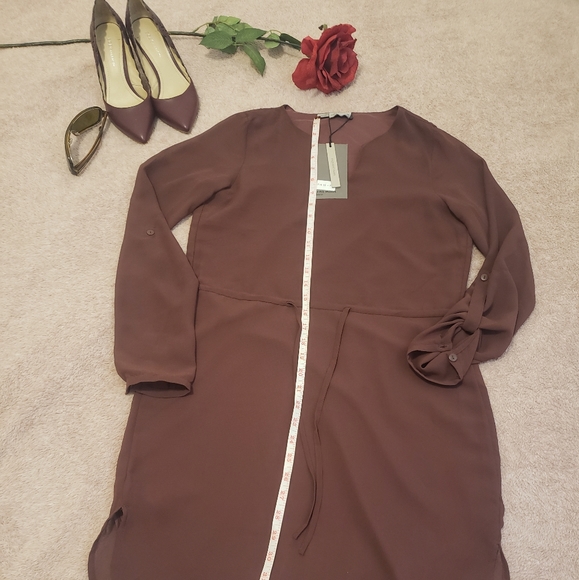 Vero Moda Decadent Chocolate Short Dress - Picture 1 of 7